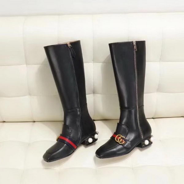 Gucci Knee Boot GG1287 Black