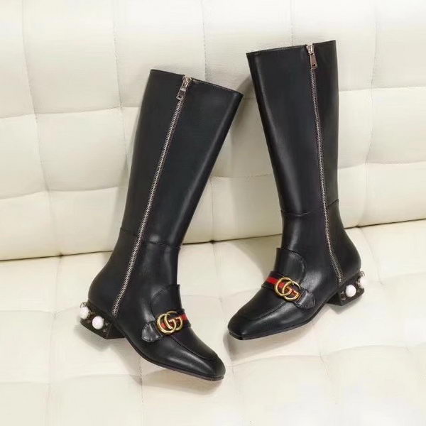 Gucci Knee Boot GG1287 Black