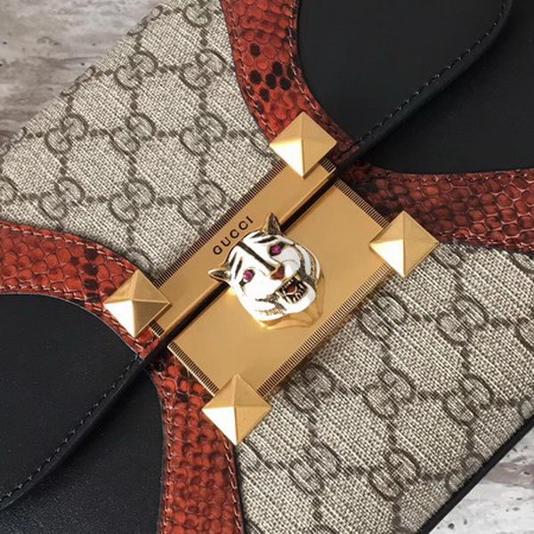 Gucci Osiride small GG Top Handle Bag 497996 Brown