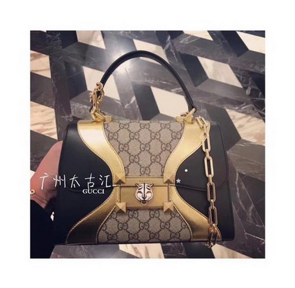 Gucci Osiride small GG Top Handle Bag 497996 Gold