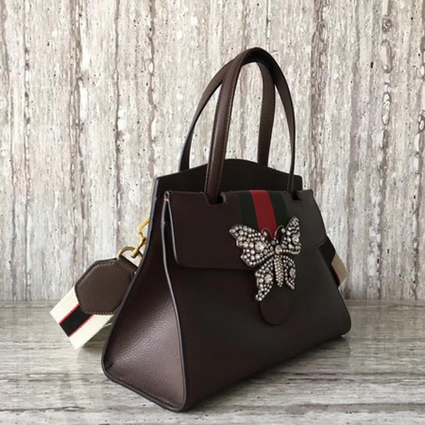 Gucci GucciTotem Medium Top Handle Bag 505342 Brown