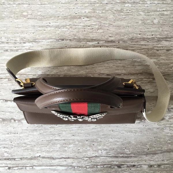 Gucci GucciTotem Medium Top Handle Bag 505342 Brown