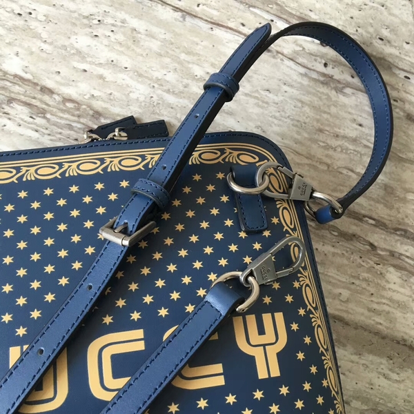 Gucci 2018 Fashion Show Shell Shoulder Bag 501122 Blue