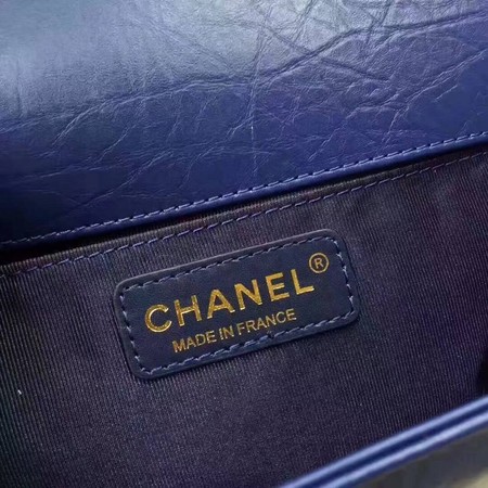 Boy Chanel Flap Bag Original Leather B67086 Blue