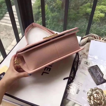 Boy Chanel Flap Bag Original Leather B67086 Pink