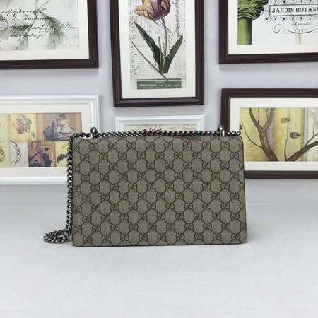 Gucci Dionysus GG Supreme Canvas Shoulder Bag 400249 Purple