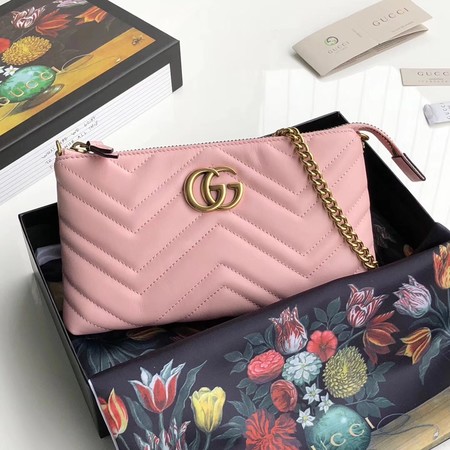 Gucci GG Marmont mini Chain Bag 443447 Light Pink