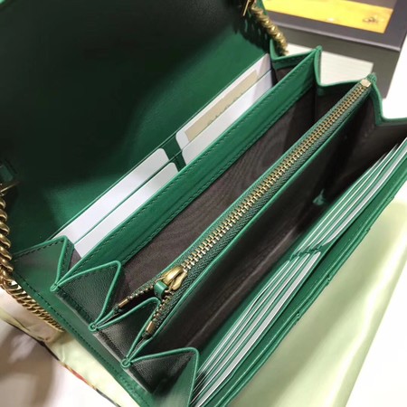 Gucci GG Marmont Matelasse mini Bag 474575 Green