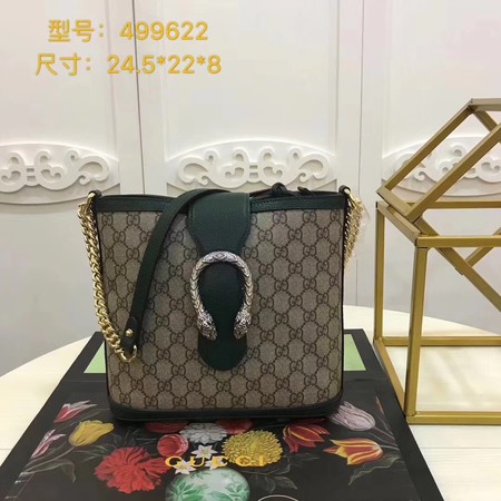 Gucci Dionysus Medium Bucket Bag 499622 Green