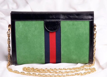 Gucci Ophidia Embroidered Medium Shoulder Bag 503876 Green