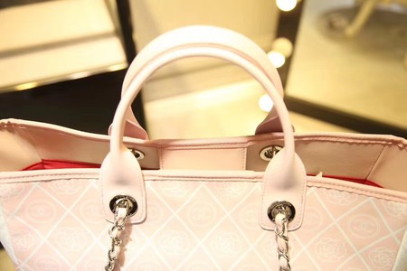 Chanel Tote Bag Sheepskin Leather A66998 Light Pink