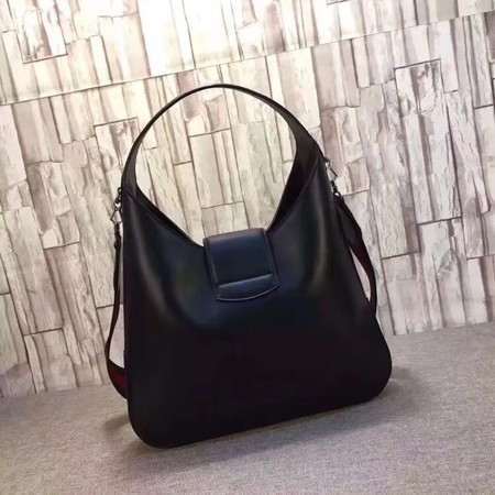 Gucci Dionysus Medium Leather Hobo Bag 446687 Black