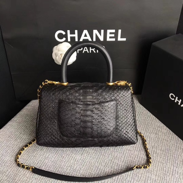 Chanel Original Python Leather Tote Bag 8119A