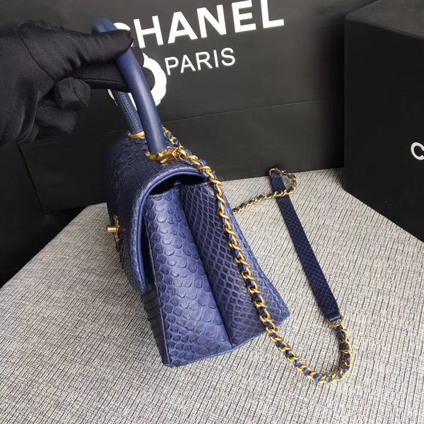 Chanel Original Python Leather Tote Bag 8119B