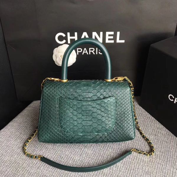 Chanel Original Python Leather Tote Bag 8119D