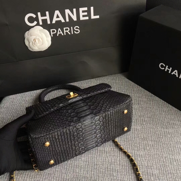 Chanel Original Python Leather Tote Bag 8119E