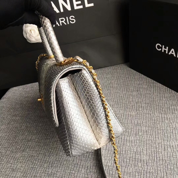 Chanel Original Python Leather Tote Bag 8119F