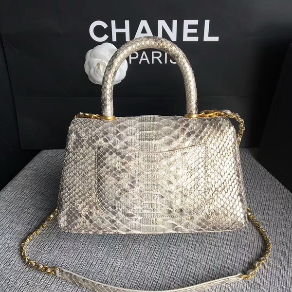 Chanel Original Python Leather Tote Bag 8119G