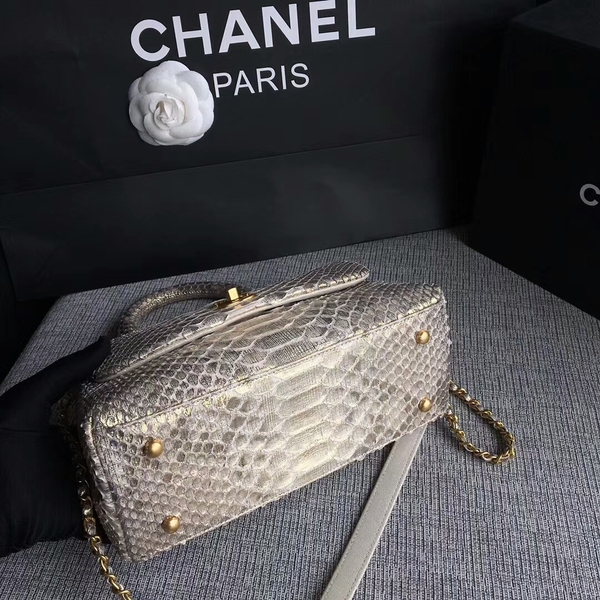 Chanel Original Python Leather Tote Bag 8119G