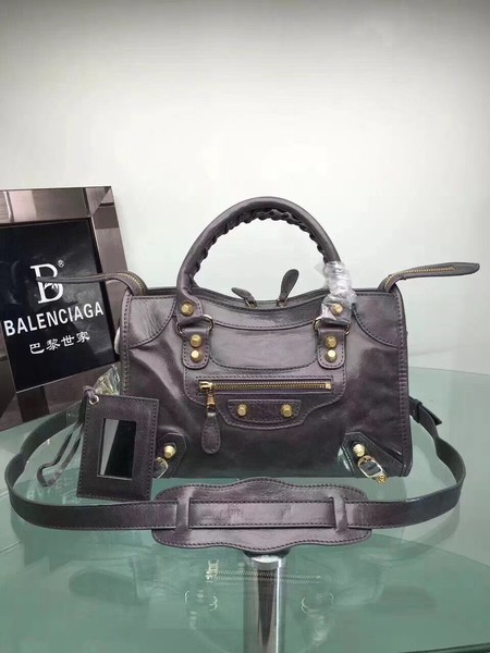 Balenciaga Giant City Gold Studs Handbag 084333 Grey