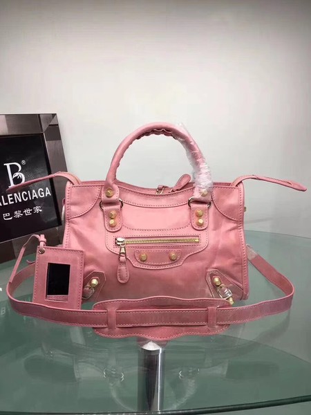 Balenciaga Giant City Gold Studs Handbag 084333 Pink