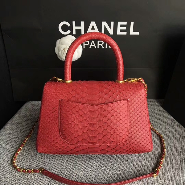 Chanel Original Python Leather Tote Bag 8119I