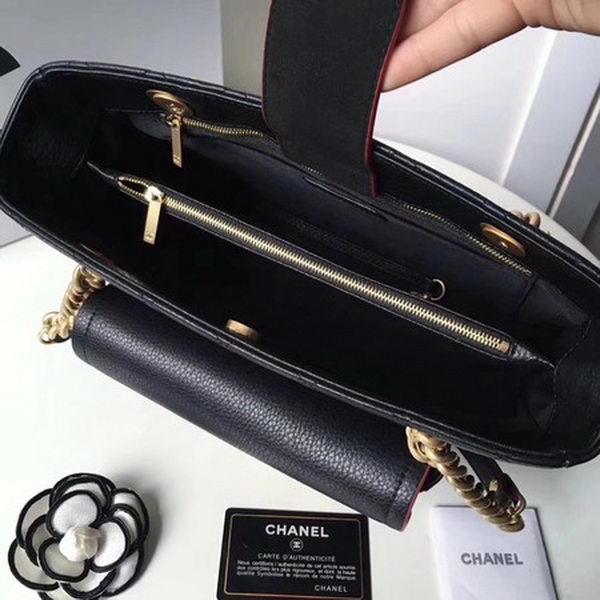 Chanel Shoulder Bag Original Deerskin Leather A57219 Black