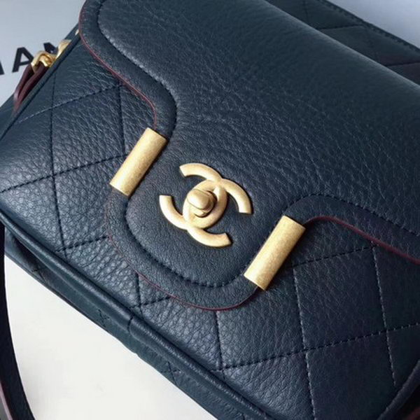 Chanel Shoulder Bag Original Deerskin Leather A57219 Blue