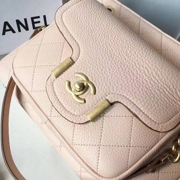 Chanel Shoulder Bag Original Deerskin Leather A57219 Pink