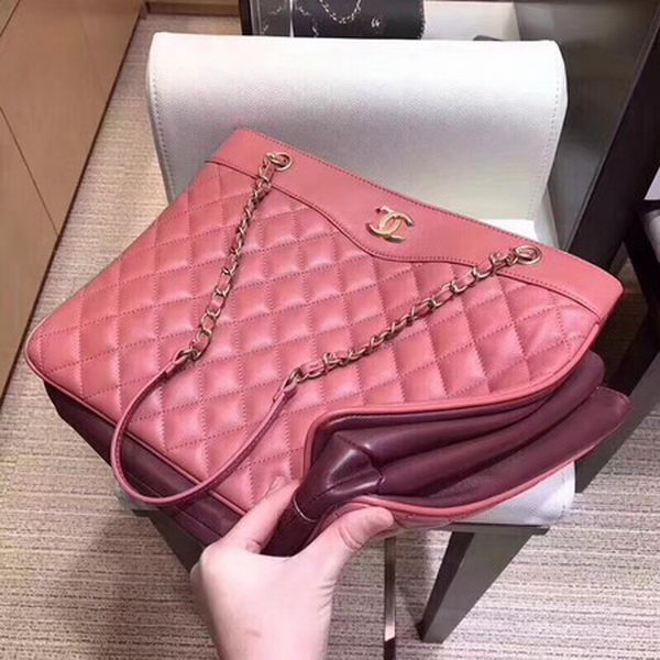 Chanel Shoulder Bag Original Sheepskin Leather CHAX23 Pink