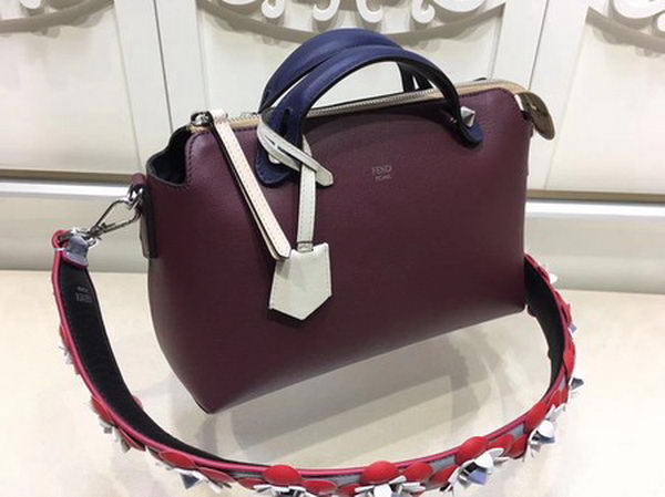 Fendi BY THE WAY Bag Original Calfskin Leather F21790 Wine