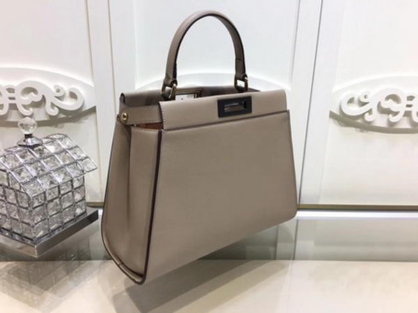 Fendi Peekaboo Small Bag Calfskin Leather FD26796 Apricot