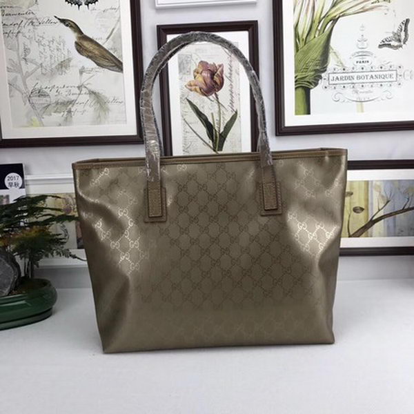 Gucci GG Imprime Tote Bag 211137 Gold