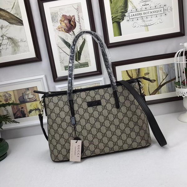 Gucci GG Supreme Canvas Tote Bag 353440 Brown