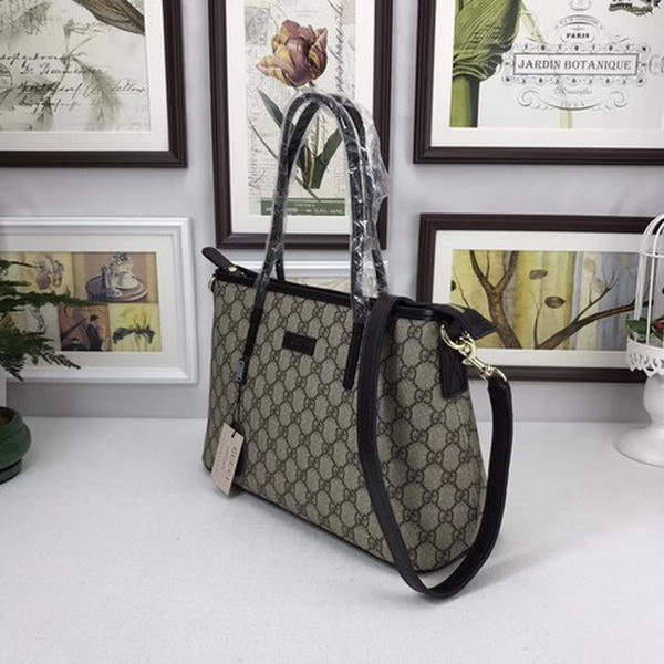 Gucci GG Supreme Canvas Tote Bag 353440 Brown