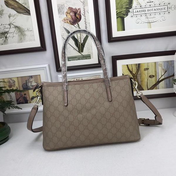 Gucci GG Supreme Canvas Tote Bag 353440 Camel