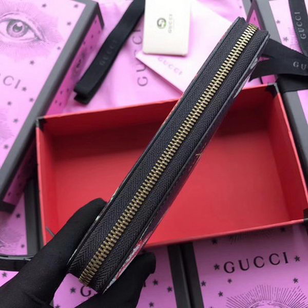 Gucci Wrist Wallet Calfskin Leather 410109 Black