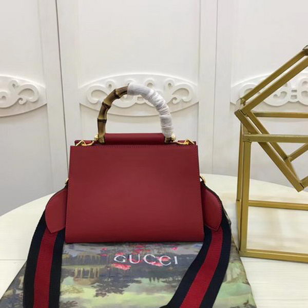 Gucci Nymphaea Leather mini Bag 470271 Red