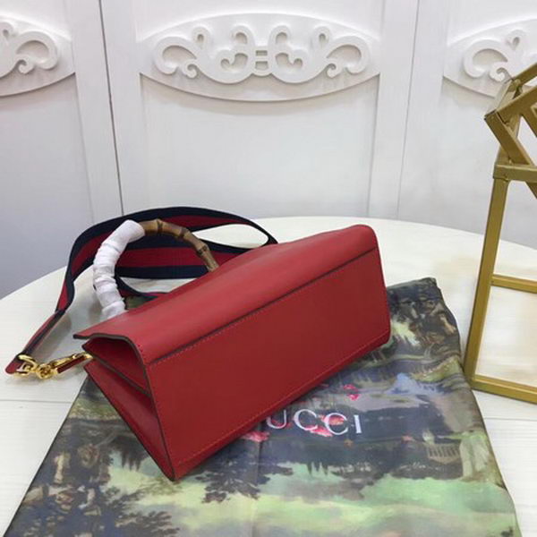 Gucci Nymphaea Leather mini Bag 470271 Red