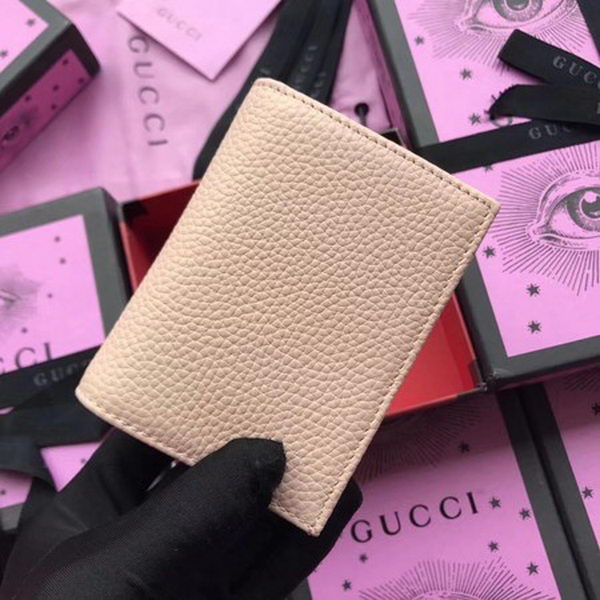 Gucci Leather Card case with Bosco 499325 Apricot