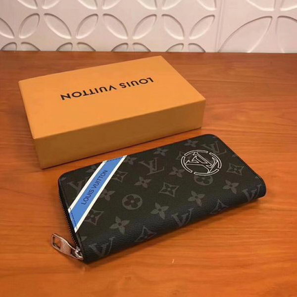 Louis Vuitton Damier Graphite Canvas Zippy Illustre Wallet M60017