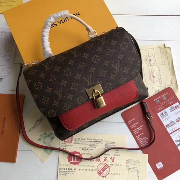 Louis Vuitton Monogram Canvas MARIGNAN M44259 Red