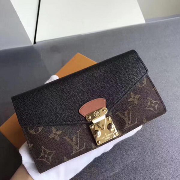 Louis Vuitton Monogram Canvas PALLAS WALLET M58414 Black