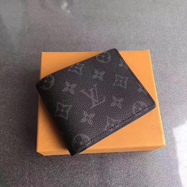 Louis Vuitton Monogram Eclipse Canvas MULTIPLE WALLET M61695