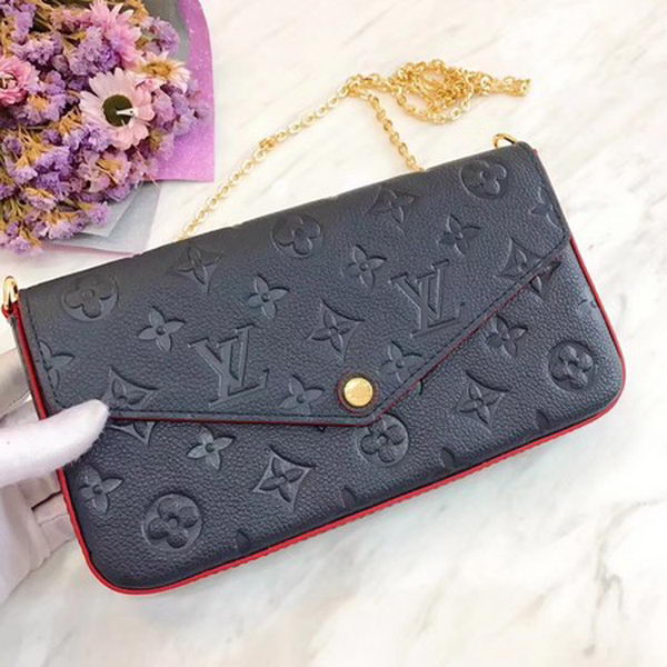 Louis Vuitton Monogram Empreinte POCHETTE FeLICIE M64064 Royal