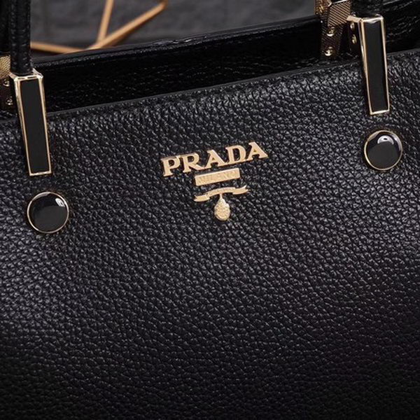 Prada Bibliotheque Medium Saffiano Top-Handle Tote Bag BN0902 Black