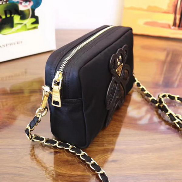 Prada Nylon Shoulder Bag BN1320 Black