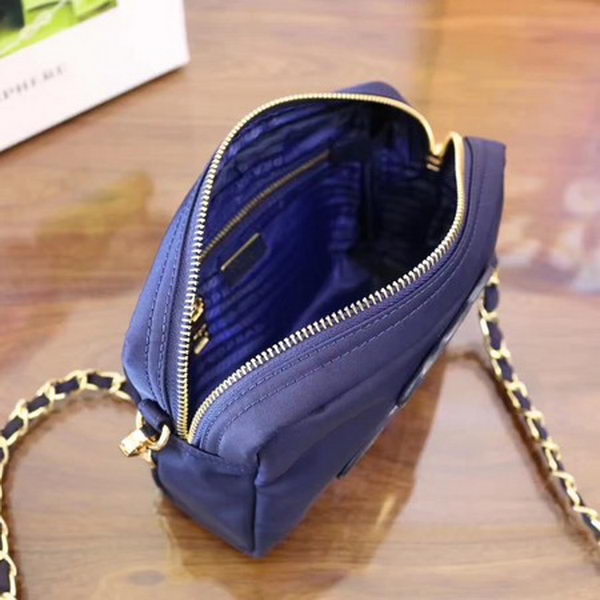 Prada Nylon Shoulder Bag BN1320 Blue