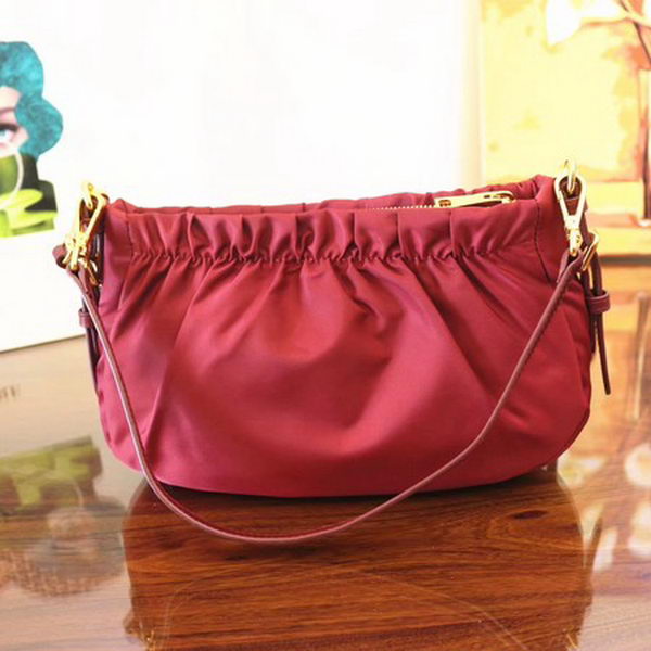 Prada Nylon Shoulder Bag BN2043 Red