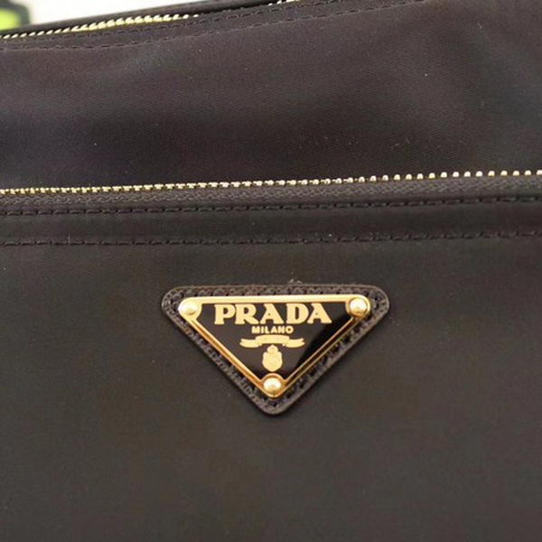 Prada Nylon Shoulder Bag BT0742 Black